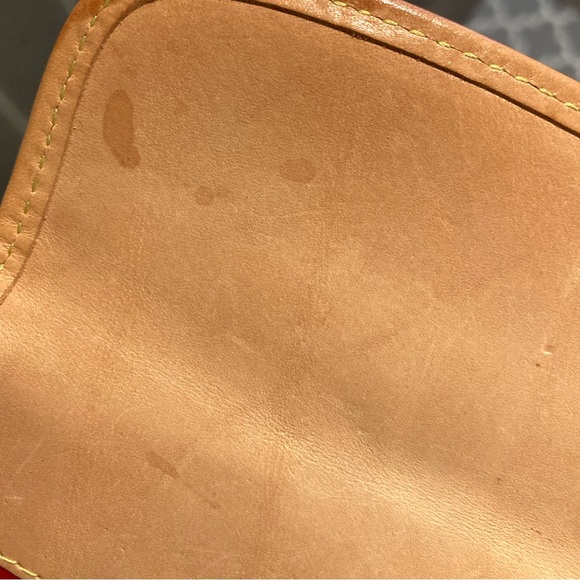 Dooney & Bourke Lilac Canvas and Leather Monogram Wristlet Purse - Picture 7 of 10